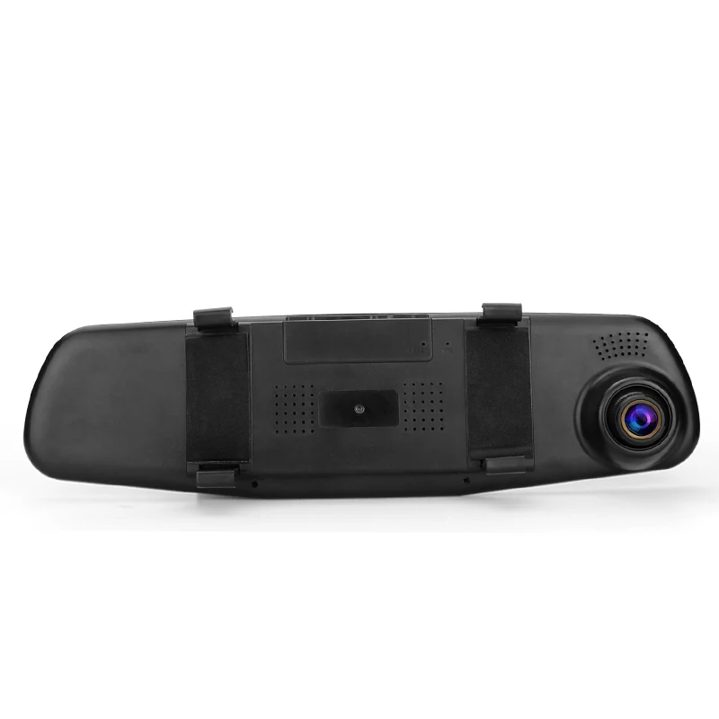 Зеркало-видеорегистратор HD 1080P с двойным объективом 4 3 дюйма SD-картой 8 Гб