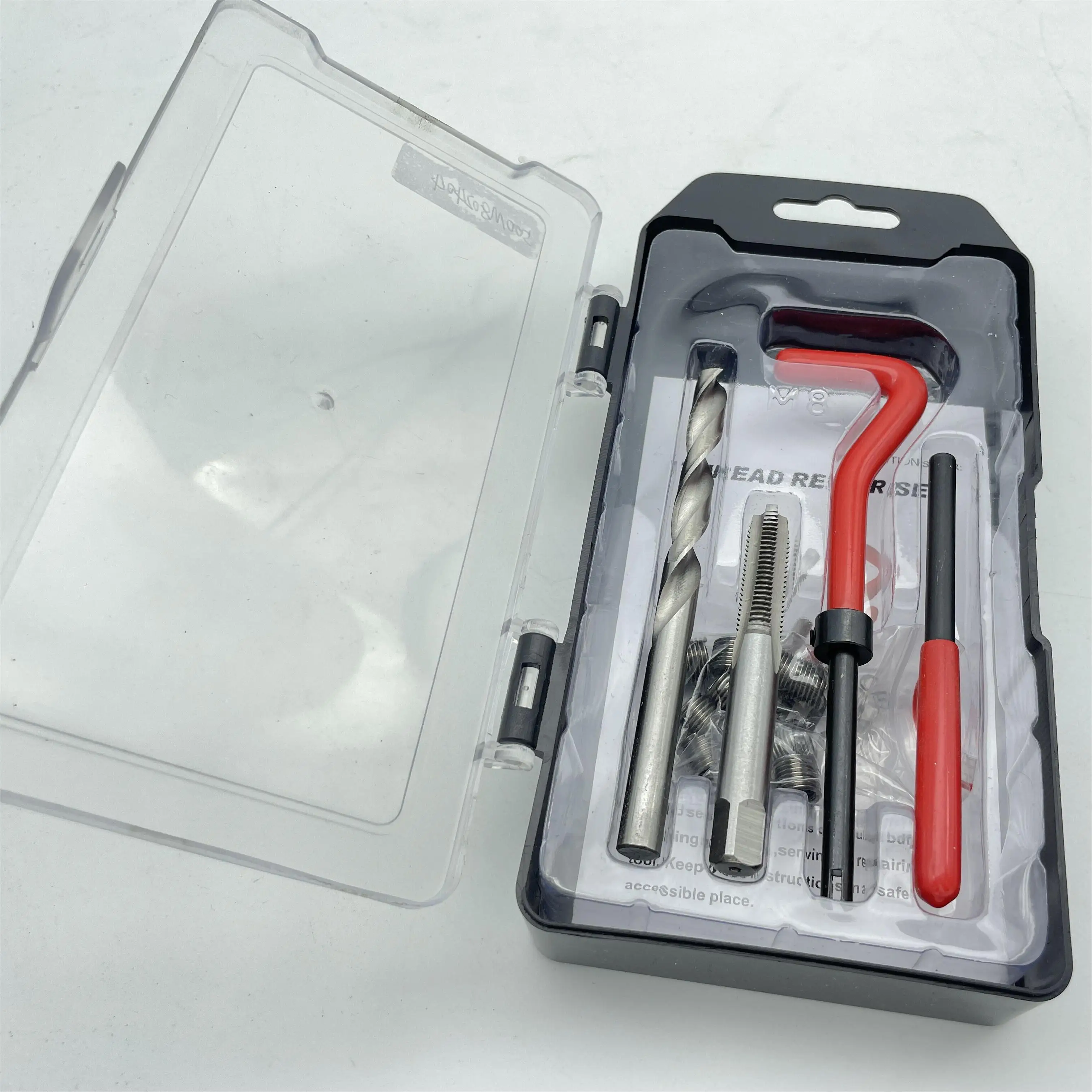 M12x1.75 Standard Inserts Wire Kit Metric Thread Rolling Set Thread Repair Set Tool Kit Auto Repairing Hand Tools
