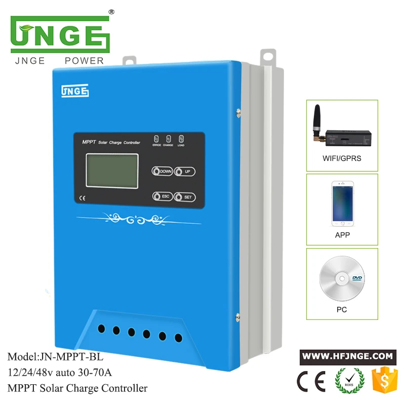 50A 60A MPPT Solar Charge Controller 12V