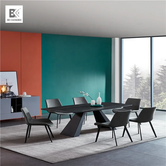 Hot Selling Modern Minimalist Design Top Marble Company Conference Table