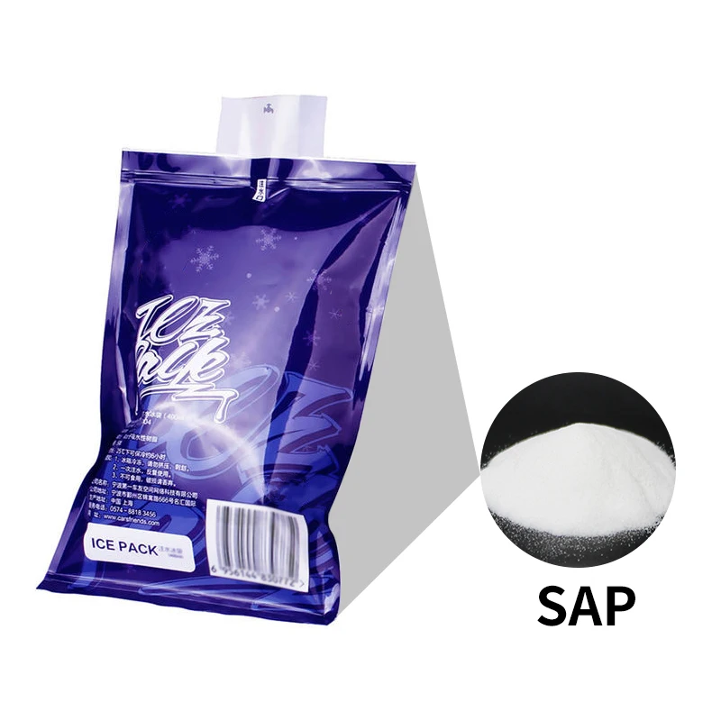 Hydrogel super absorbent polymer SAP sodium polyacrylate for ice pack