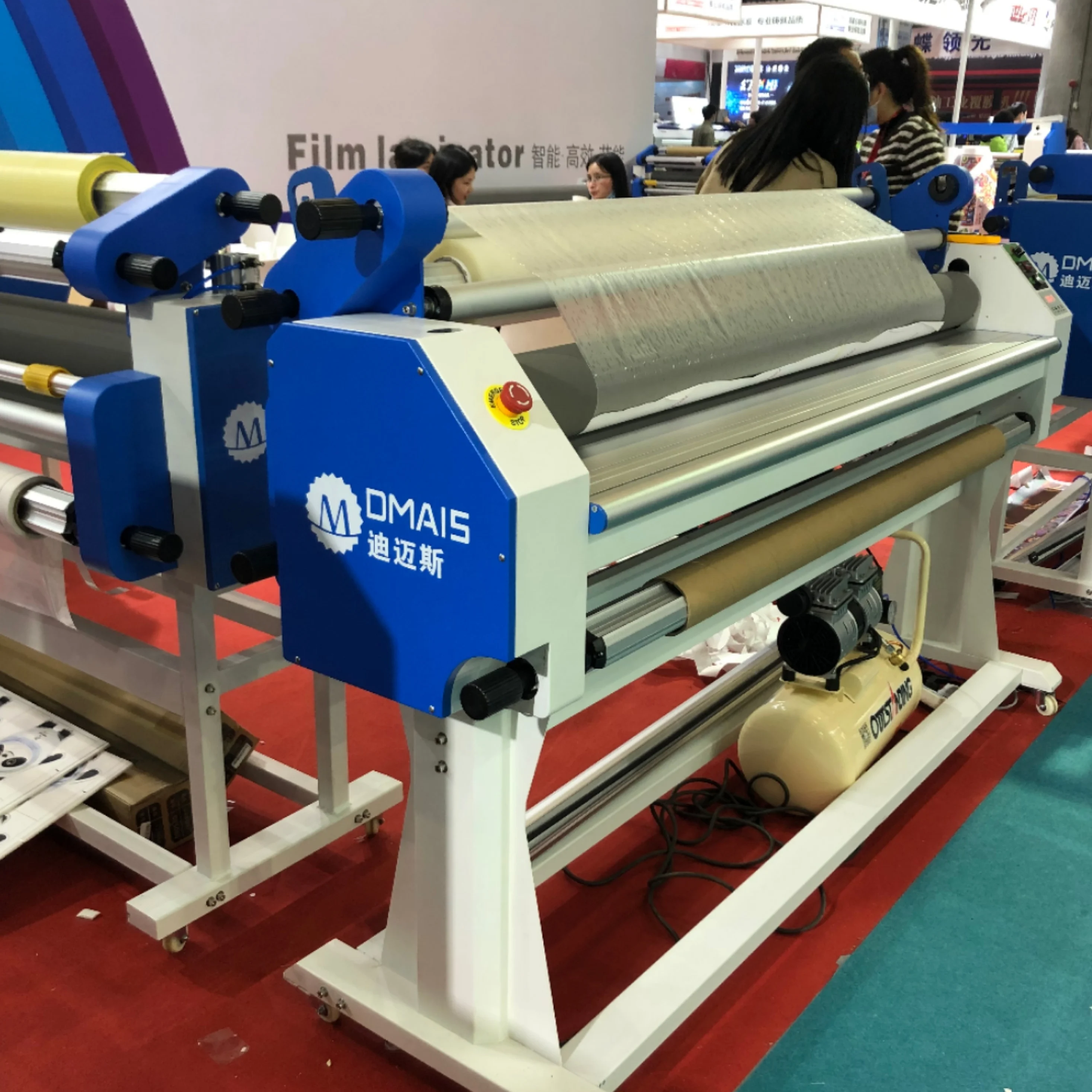DMAIS M9  DMAIS Industry Automatic Rotary Laminator 62 inch 1600mm 160cm 1.6m Hot Laminating machine