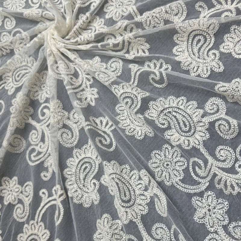 2024 новый дизайн Liberty London Tana Тюлевая ткань хлопчатобумажная сетчатая кружевная с вышивкой для повседневного платья