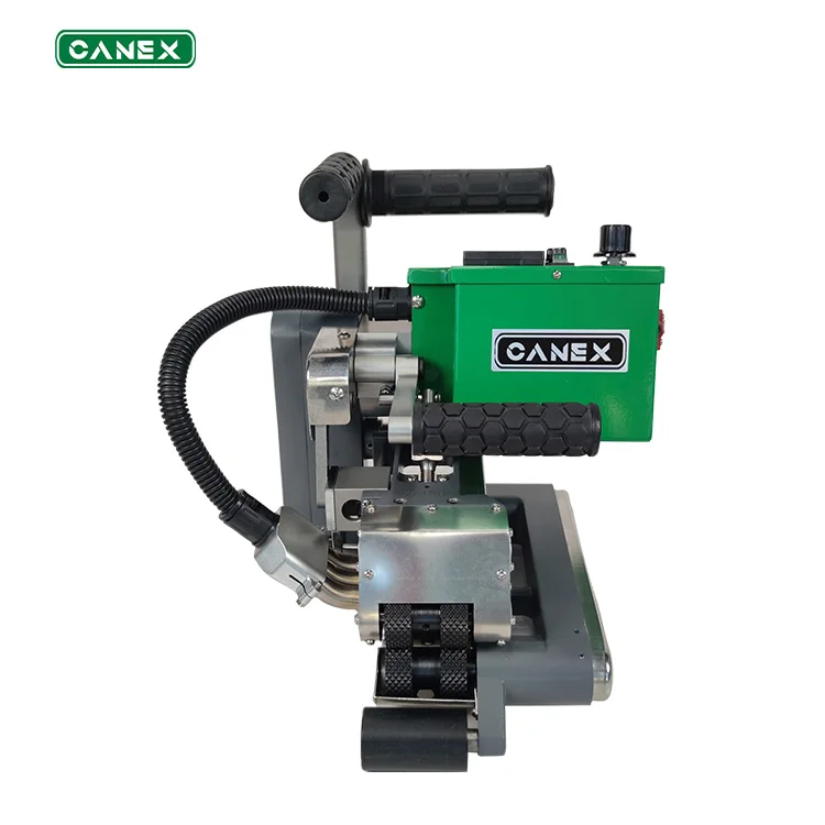 CX500L 1800W Fast Speed PP PE PVC 0.8-3mm Geomembrane Welding Machine With EU Plug and Green Color in 5 Years Warranty