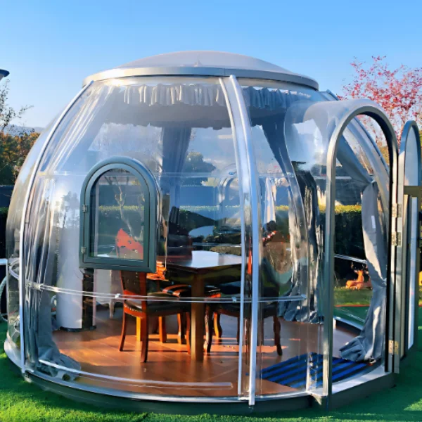 Transparent sun room out door polycarbonate dome igloo home