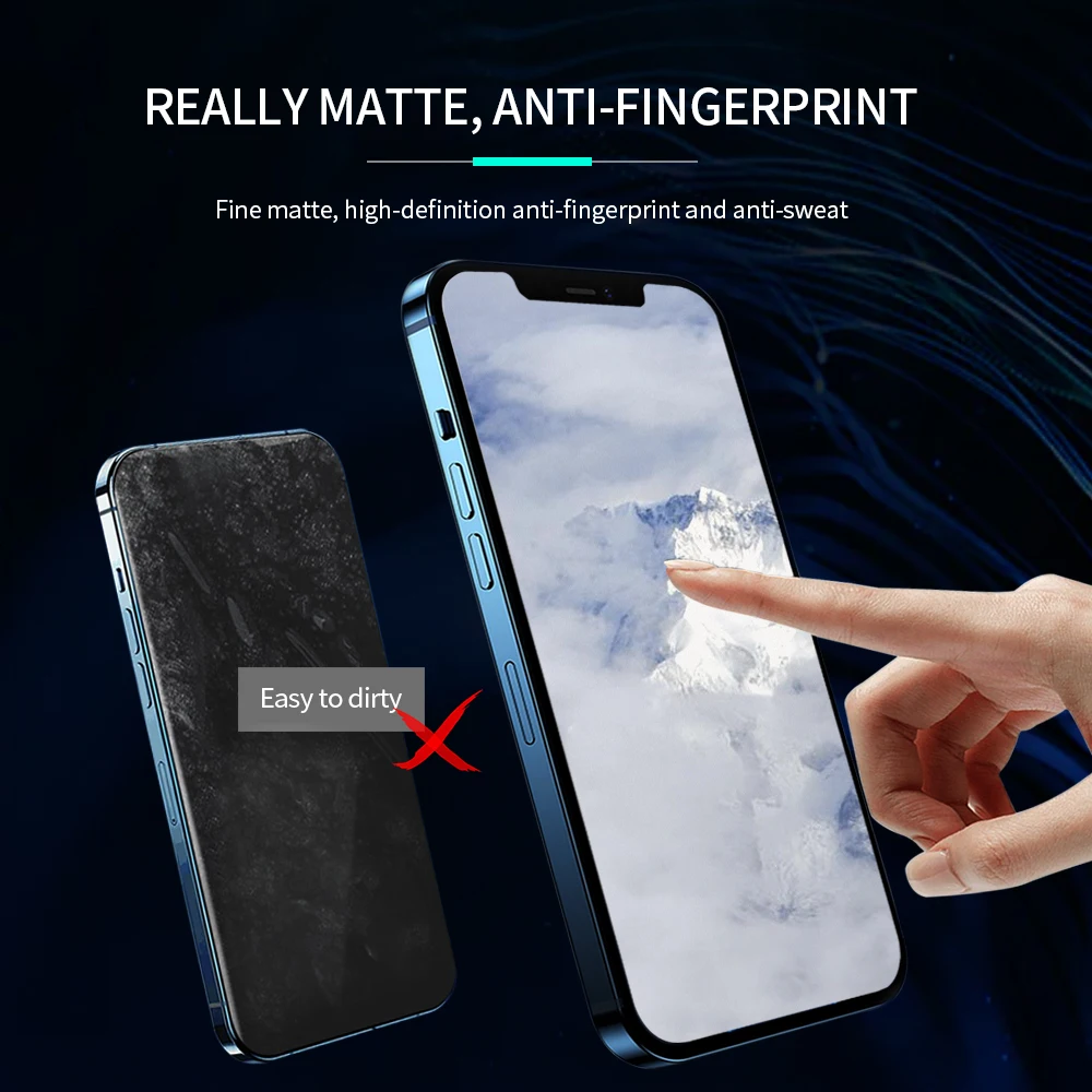 Soft Hydrogel Screen TPU Film Phone Screen Protector for iPhone 13 Pro Ultra-Thin Matte Feel Hydrogel Film
