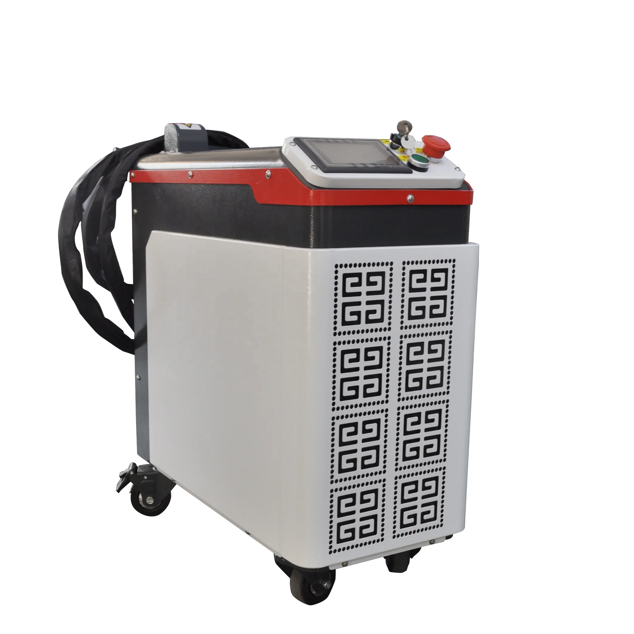 JPT laser source M7 MOPA 100w/200w/300w TYLASER Paint oil stains rust cleaning  on stainless steel fiber laser cleaning machine