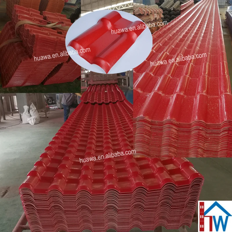 Spanish Synthetic Resin roof sheet shingles ASA roofing materials factory direct sale double roman plastic upvc tiles