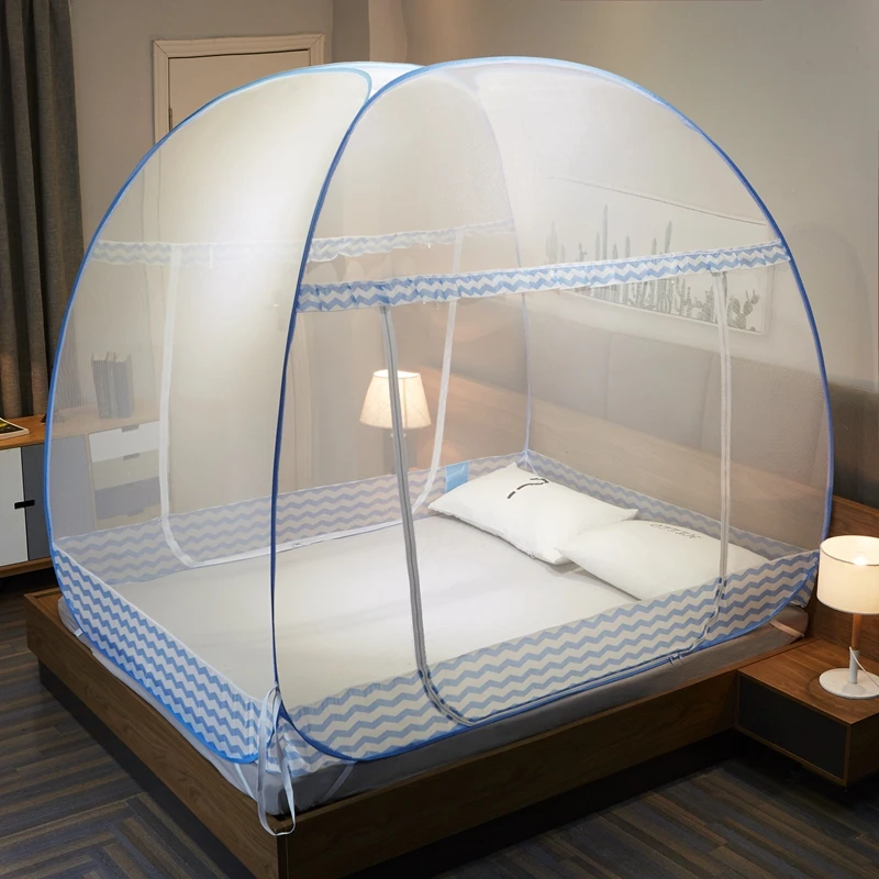 Small Top Wire No Installation Required Pop Up Double Bed Netting Sleeping Mosquito Net