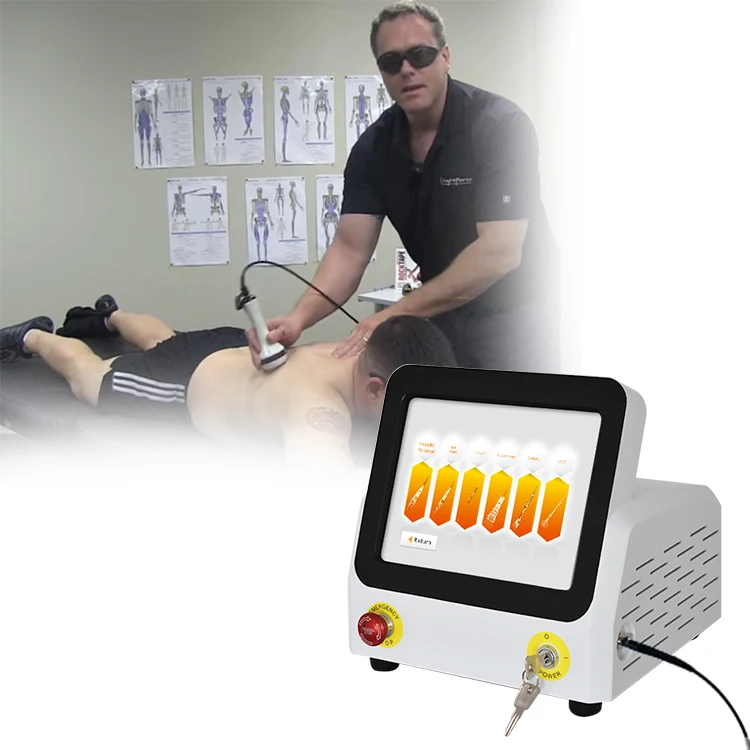 60w High Intensity Physical Laser Therapy Pain Relief Diode Laser 980nm Class 4 Laser Physiotherapy Machine