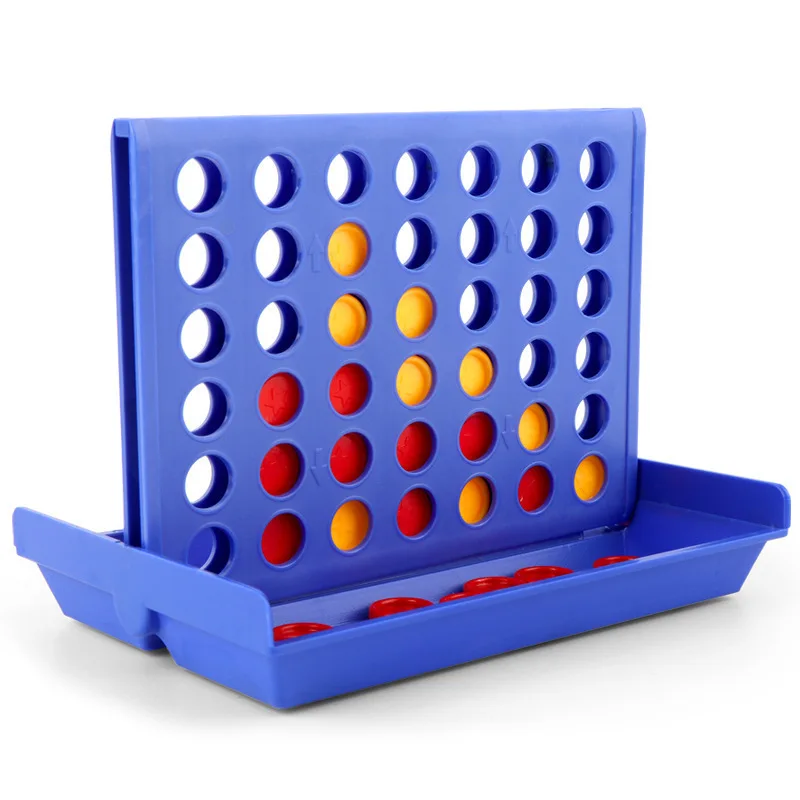 Мини пластиковый connect 4 подряд игра-головоломка для детей