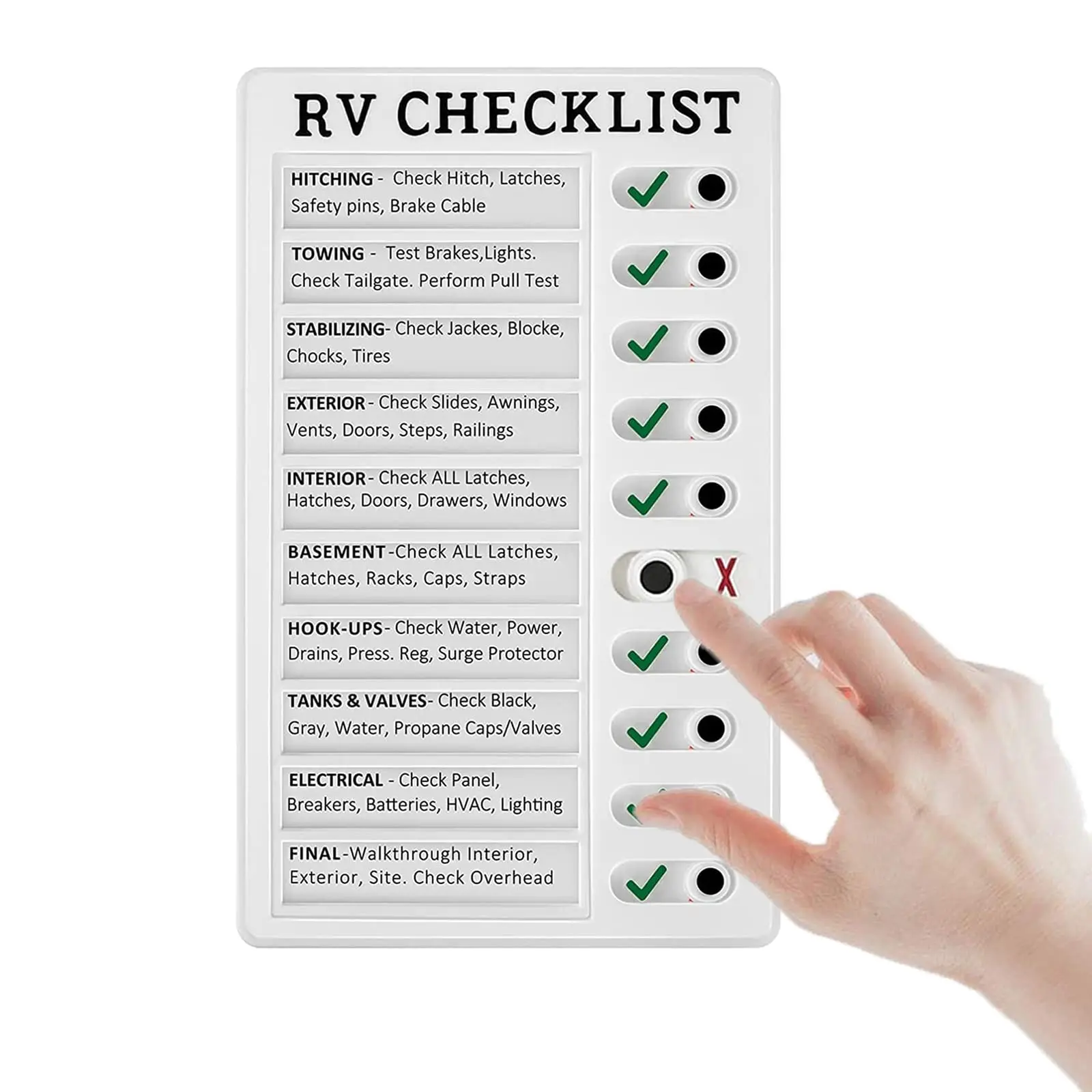 Пользовательская портативная ежедневная многоразовая подушка с раздвижной кнопкой для домашнего офиса, офиса, продуктового магазина для взрослых, планировщик RV, контрольная доска