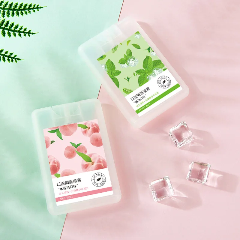 Oral Care Portable Mint Perfume multi-flavors long lasting Mouth Breath Freshener Remove Bad Breath Perfume Mouth Breath spray