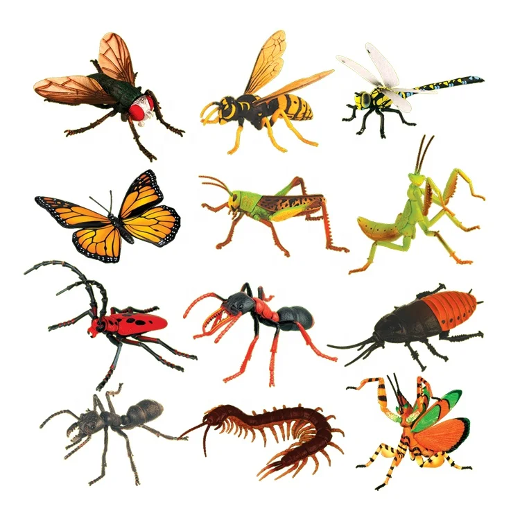 3D пазл в виде насекомых, игрушки, наборы естественных науки, игрушки в виде насекомых, Бабочка, стрекоза, жук, мантис, сколопендра, муравьиная мушка