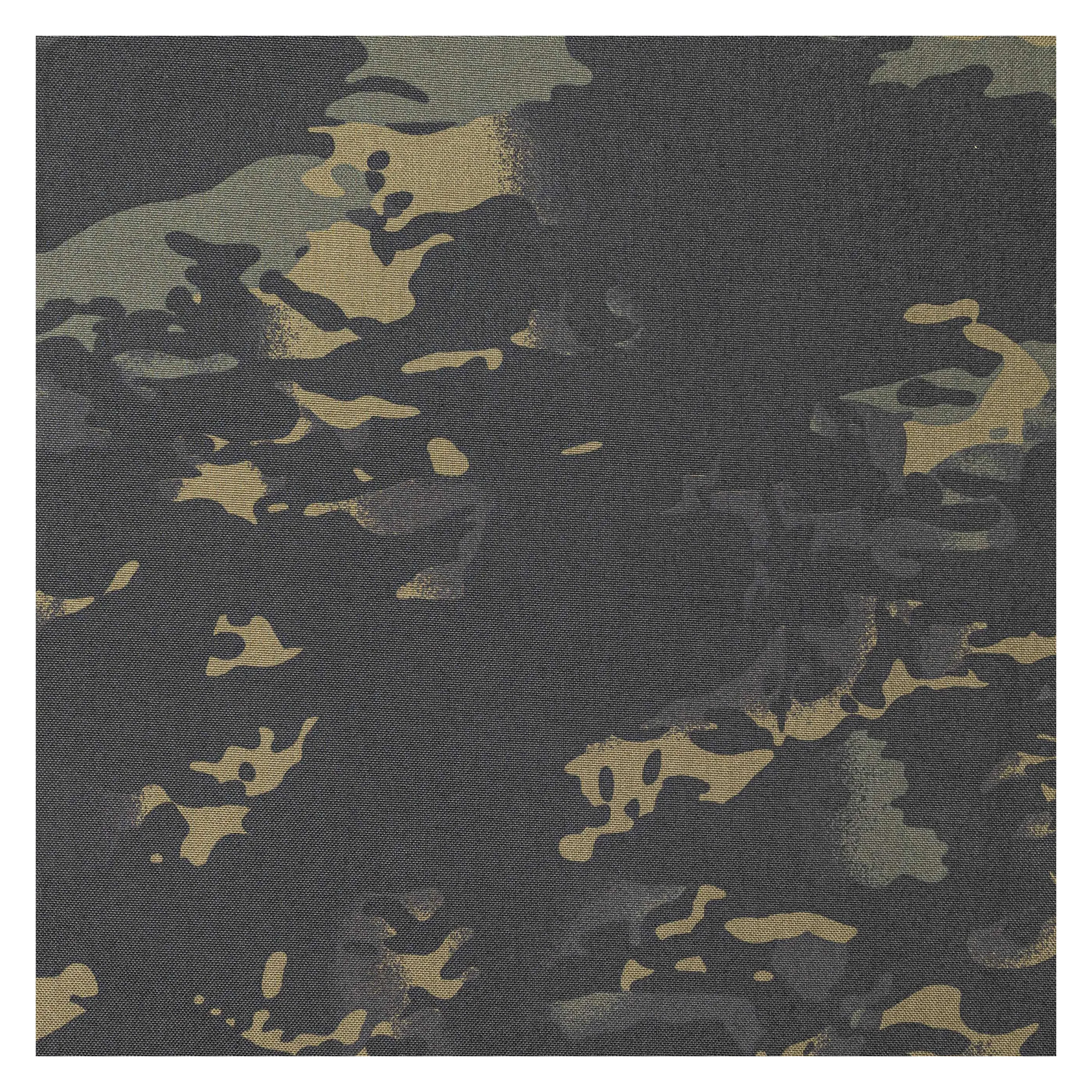 1000D Hot Sale Black CP Waterproof Camouflage Cordura Pu Coated Woven Fabric for Tactical Vest
