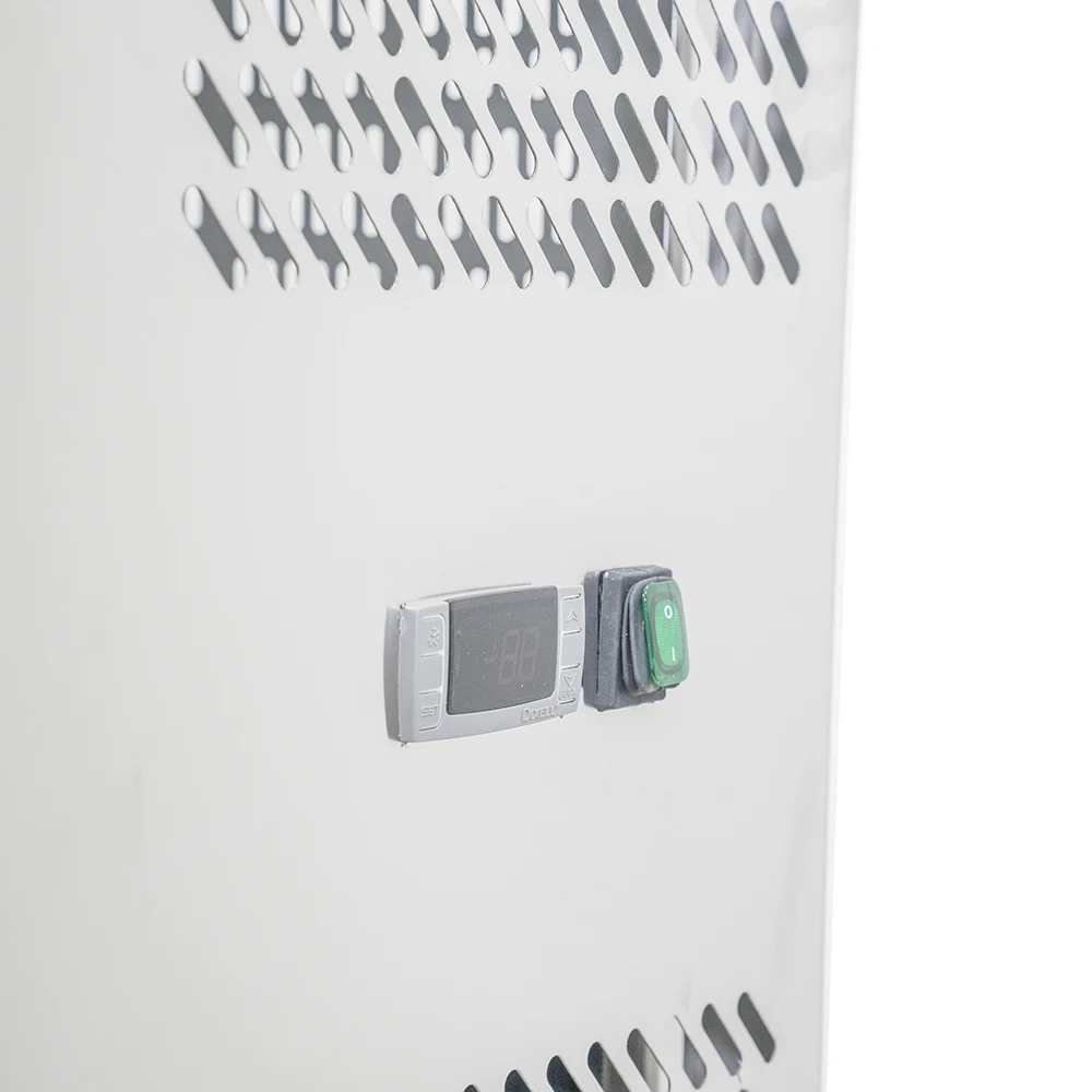 CNJT 390L  pizza series marble worktop 2 solid doors 7 drawers refrigerator  chiller counter