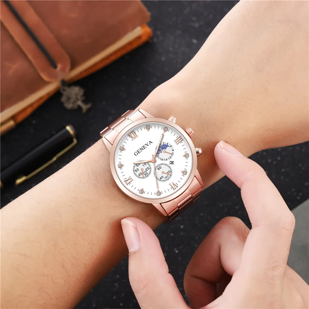 Hot Sale Custom Slim Watches Men Round Pointer Date Quartz Watch