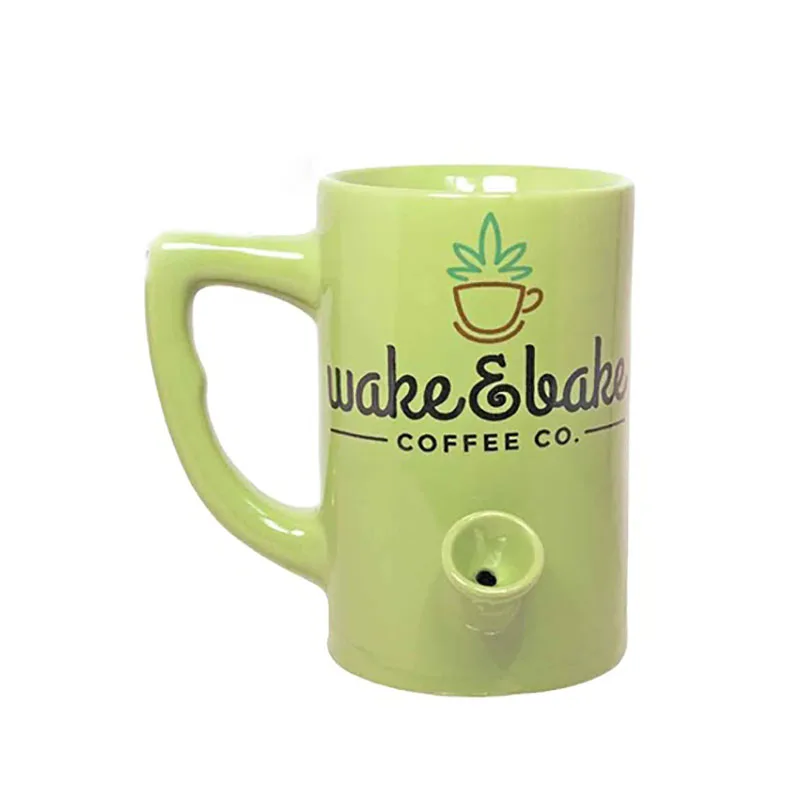  Популярная кружка Wake and Bake для кофе табачная размер и форма могут быть изготовлены по индивидуальному