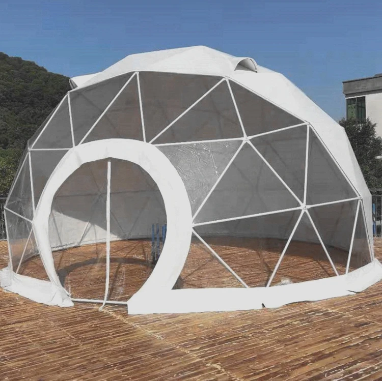 Luxury Round Geodesic Trade Show Dome Stretch Tents Camping Dome Tent Glamping Dome Tent hemisphere container house