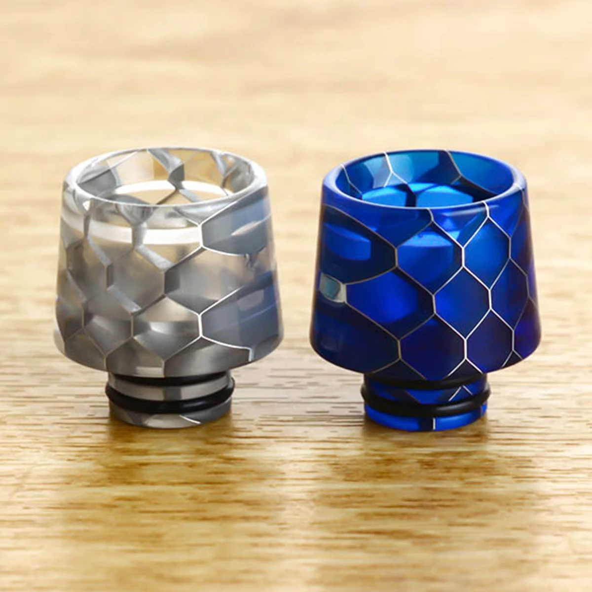 
Volcanee Colorful Snake Drip Tip 510 Epoxy Resin Wide Bore Mouthpiece for V8 Baby RTA Atomizer 510 Drip Tip mtl 