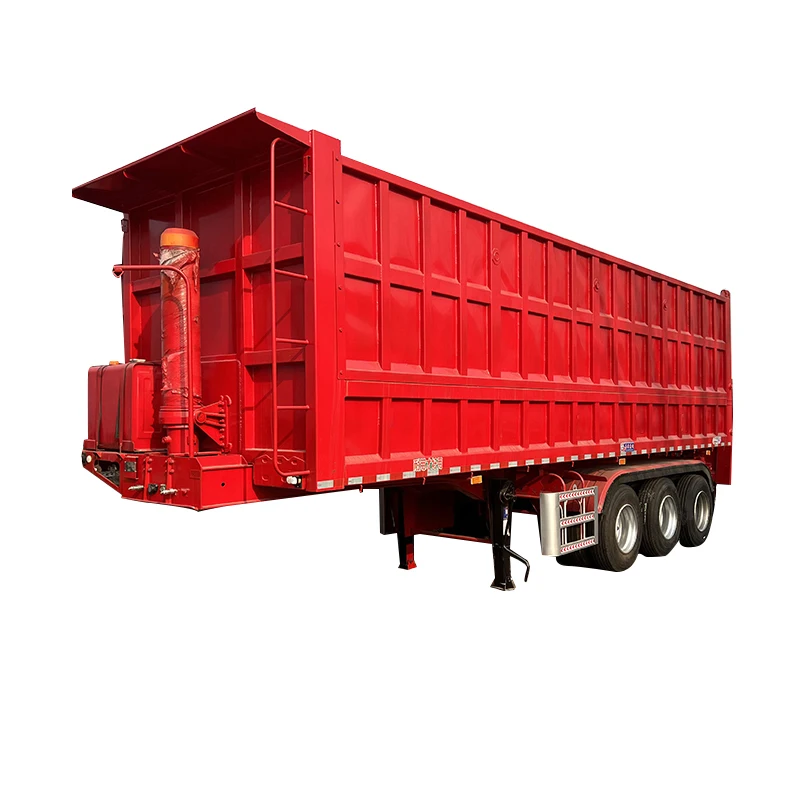 Factory Price 3 Axle Rear End Tipper Truck Dumper Semi Trailer Dump Truck Trailer