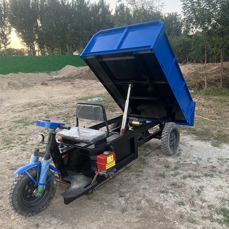 Dumper Truck Style Motorized Tricycle for Construction Use
