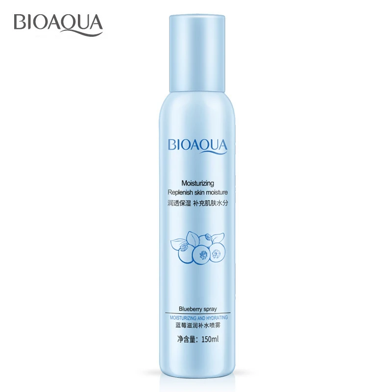 BIOAQUA 150ml blueberry osmanthus spray oil control deep hydration replenish skin moisture promote absorption water facial spray