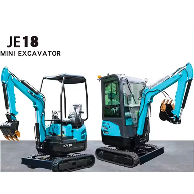mini digger micro mini excavator 1T, 2T, 3T, 4T,5T mini bagger with rubber tracks for agricultural industry