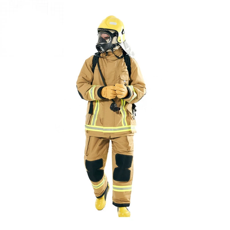 EN 469 Twill Shell Nomex Fire Fighter  Aramid   Firefighter Fire Safety Suit