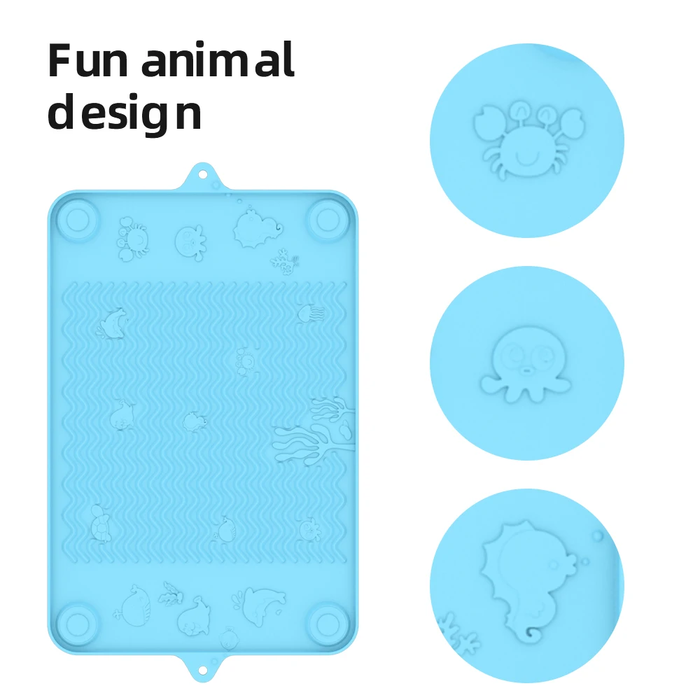 Yongli Finger Food Placemat Sensory feeding Snack Mat Baby High Chair Placemat for Antilop High Chair