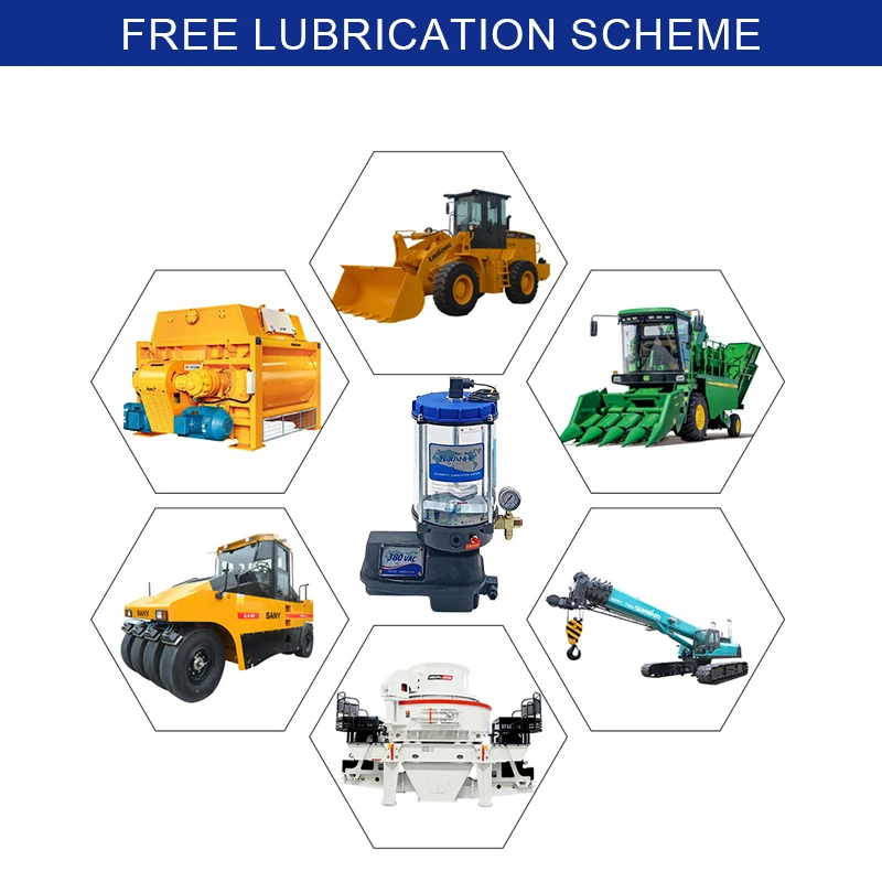 Jianhe Centralized lubrication system factory To provide products and services  Electric Automatic Grease Pump