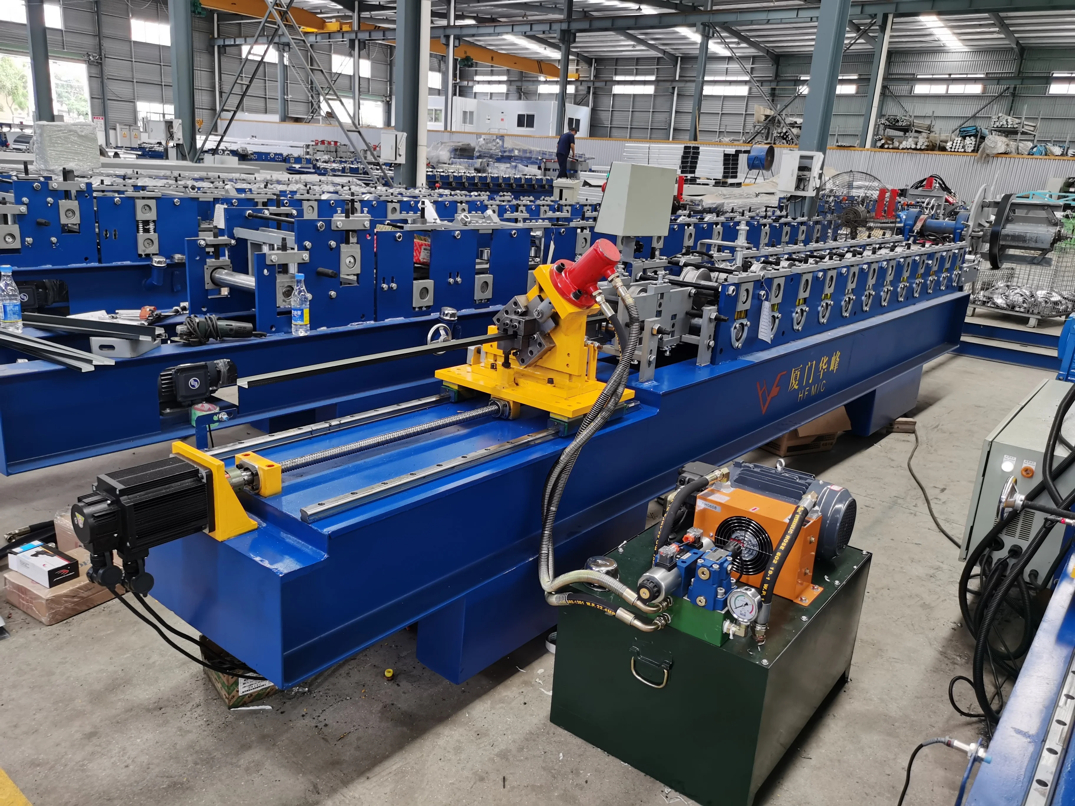 U Shape Channel Purlin Roll Forming Machine Keel Frame Profile Roll Forming Machine