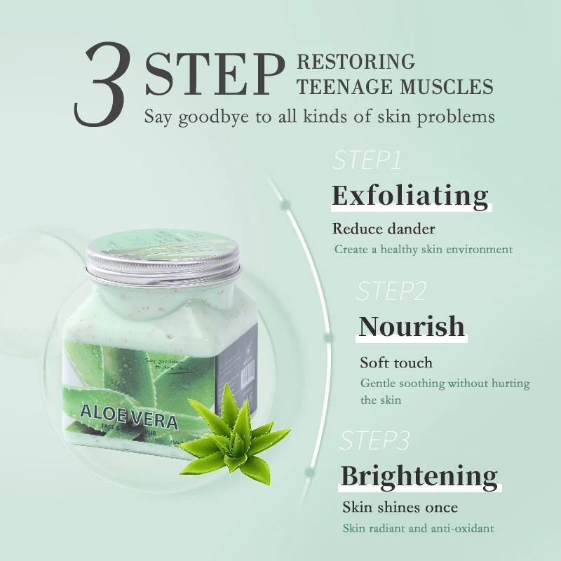 Оптовая продажа отшелушивающий крем от собственного бренда делающий кожу гладкой и белой натуральной оливковой эссенцией скраб для ухода за кожей лица тела