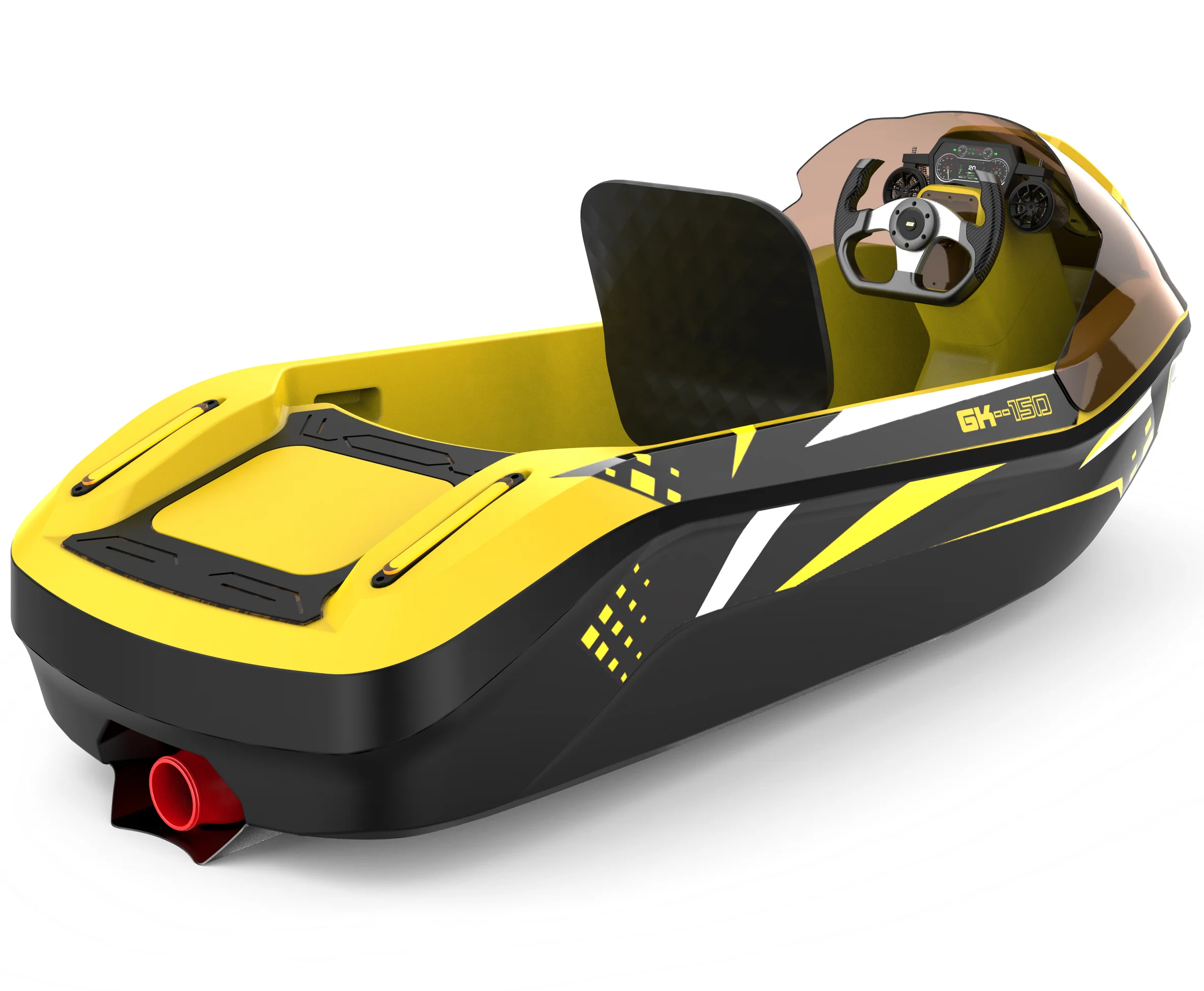 Dinghy High speed 55km/h  Electric Yacht lithium battery powered Mini Electric Sailing Boat