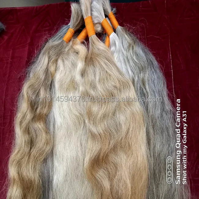 
SINGLE DONOR VIRGIN INDIAN GRAY REMY HAIR !!!!! 