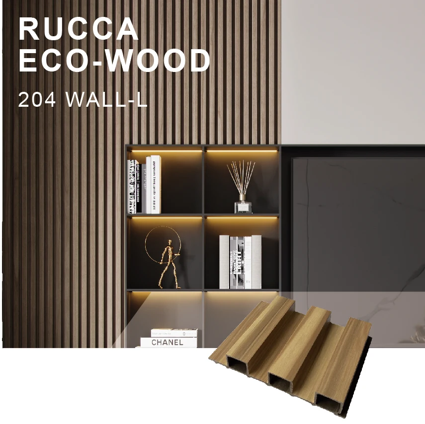 On Sale Water Proof Wood Plastic Composite Cladding Fluted Wpc Wall Panel