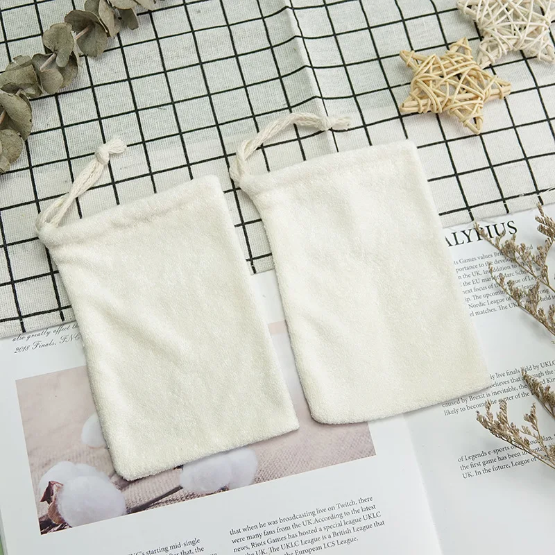 Bamboo Fiber Soap Bag Clean Bamboo Soap Protector Natural Bath Soap Bag