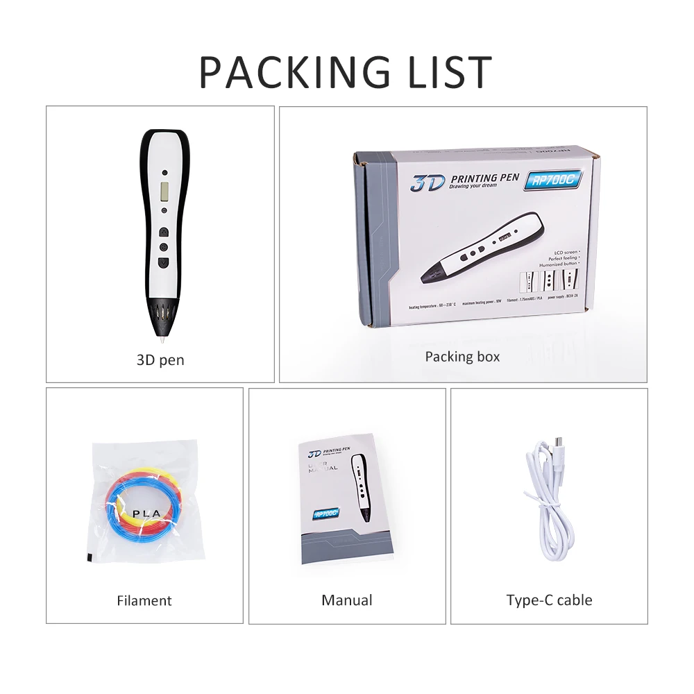 2024 New Model 3d Kids Pen Christmas Gift 3d pen stencils sanago 3d pen