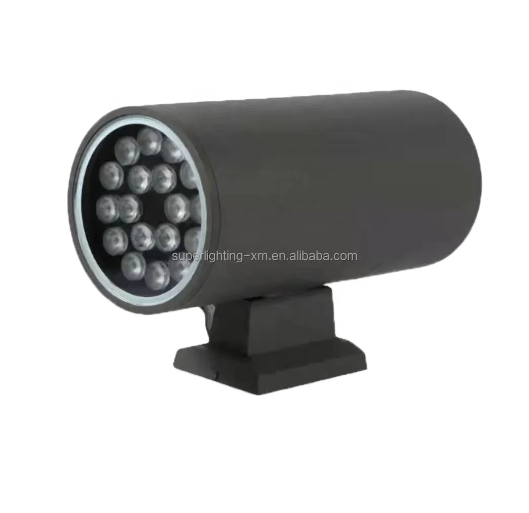 ETL IP65 Modern Cylinder Wall Sconce Fixture Outdoor Up and Down Wall Lighting Modern Wall  bracket light