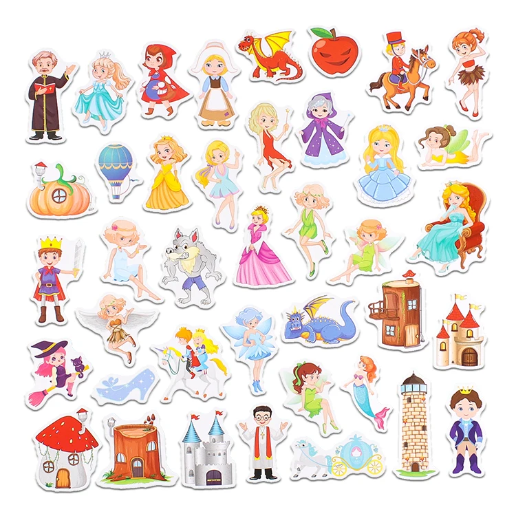 Wholesale Cute Cartoon Sticker Book Anime Animal Custom Puffy Jelly Fun Craft for Cups Scrapbooks Planners Gifts and Rewards