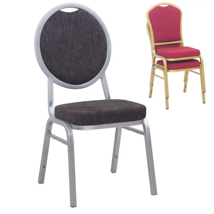 Yinma furniture iron chair for wedding ceremony in fabric