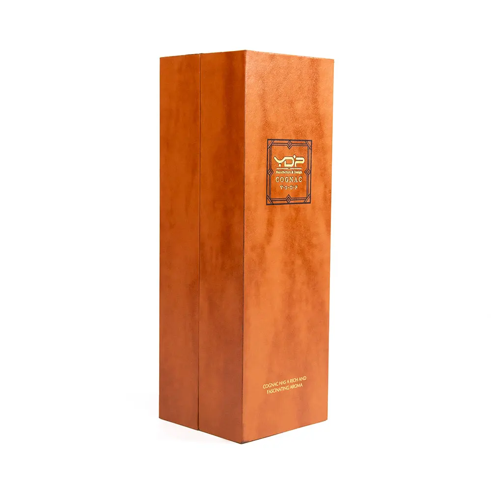 Premium quality custom wine case in leatherette wine box in leather whiskey leather box