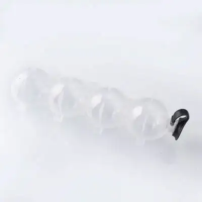 Amazon hot sell Reusable Four-hole whiskey round ice hockey Cube tray ball mold 4-hole ice maker ice box