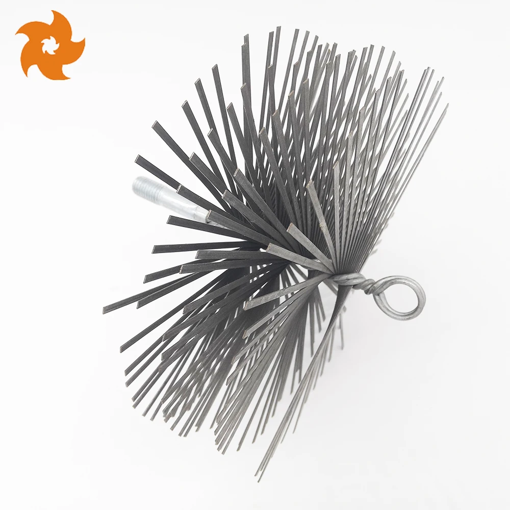 Прочное Оборудование для чистки дымохода цилиндрического типа 150 мм щетки из стальной проволоки