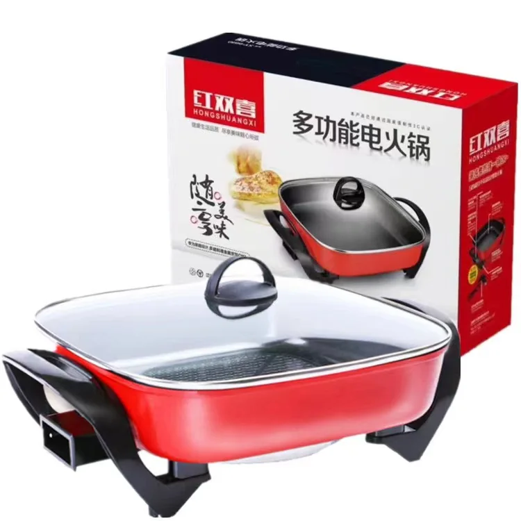 2024 Hot selling portable Korean style   5L electric cooker healthy kitchen nonstick pot ware electric caldron for dormitory