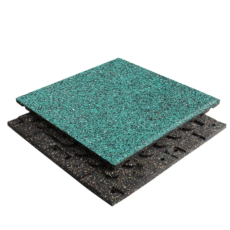 Anti-Slip Fitness Playground EPDM Interlocking Gym rubber Flooring Mats Tiles