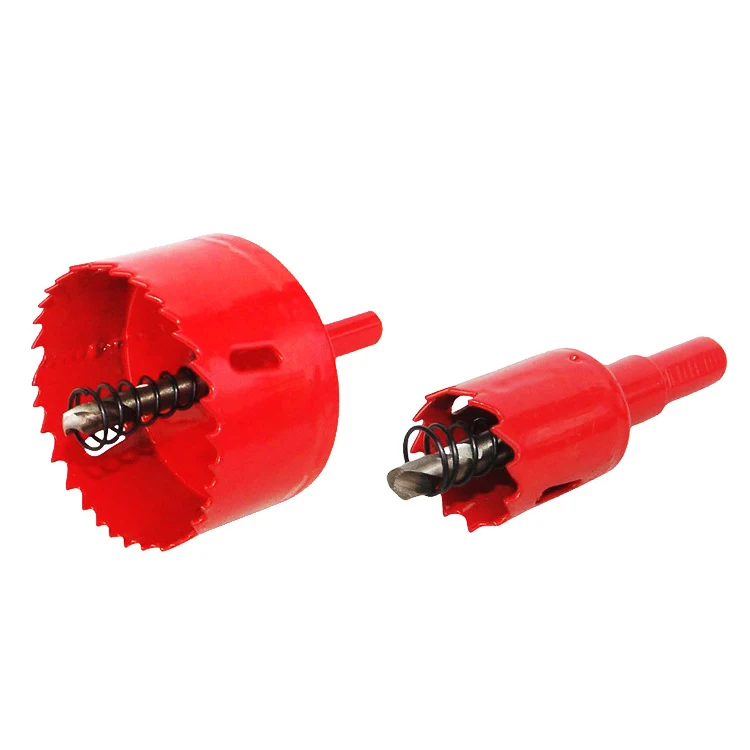 Bi Metal Drilling Woodworking Hole Opener Gypsum Board Downlight Speaker Hole Drilling Saw Set Tools 16-53mm