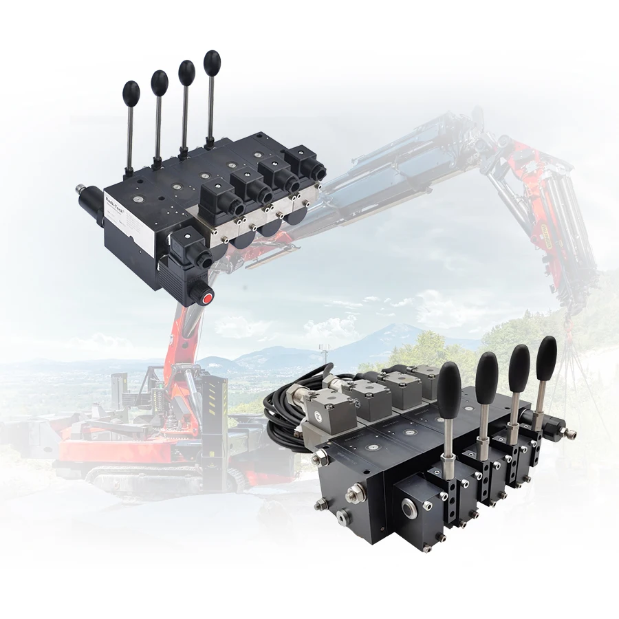 Hawe PSL PSV Multi-Way Hydraulic Multicircuit Proportional Directional Valve Electro-Hydraulic Load Sensing Multi-way valve