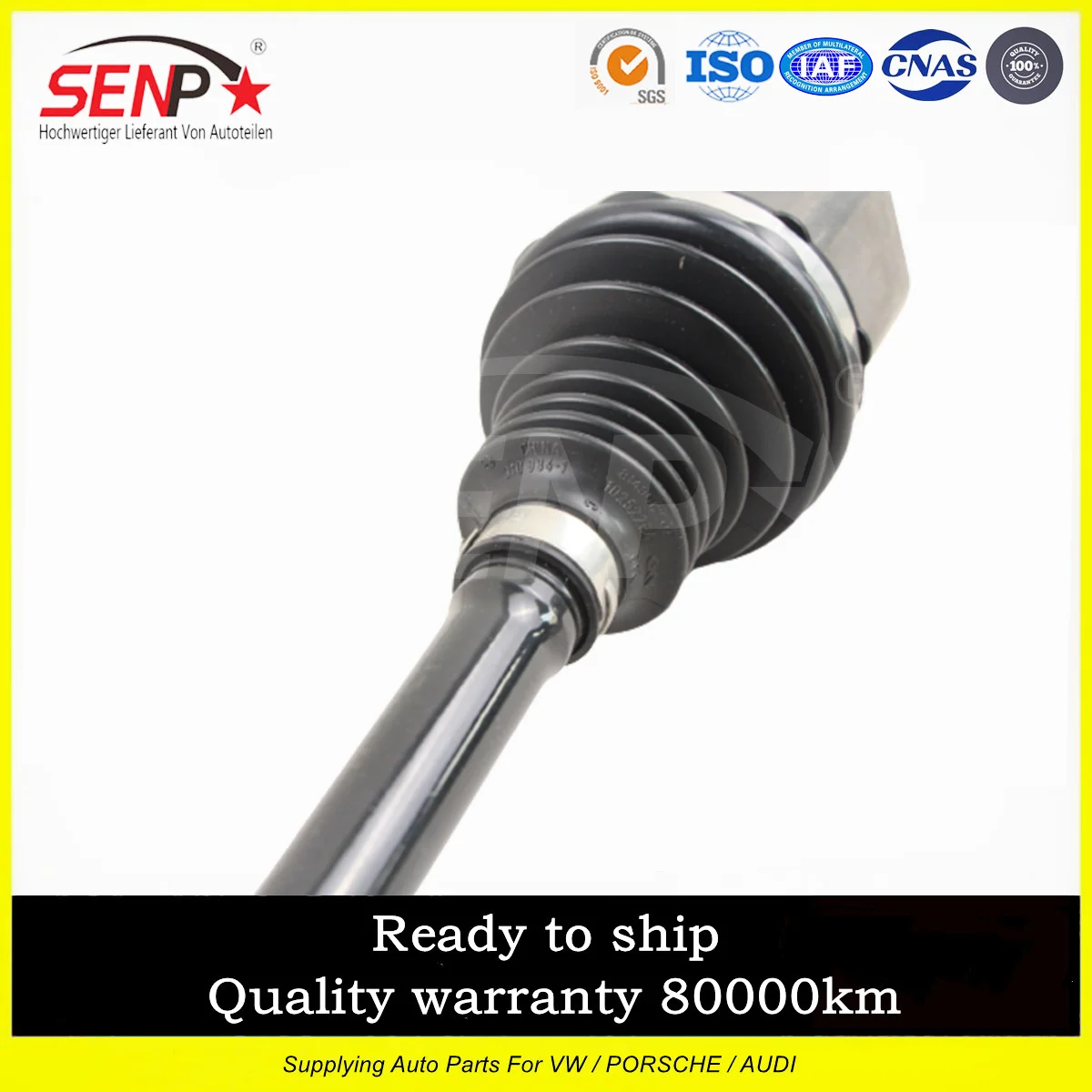 SENP Car Parts Drive Shaft Flex Joint 1ED407271 Front Driveshaft Propeller Shaft Left  For VW ID4.X ID4 ID6 ID6.X