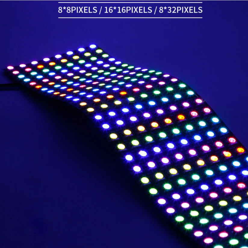 DC5V 16 см * P10/8 32 P10 светодиодная матрица SMD 5050 RGB LED 256 шт. светодиодов/шт с SK6812/шт.